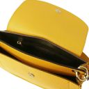 Tiche Schultertasche aus Leder Gelb TL142100