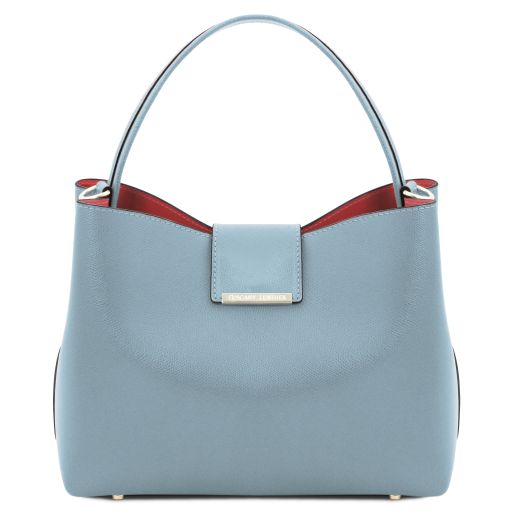Clio Leather Secchiello bag Светло-голубой TL141690