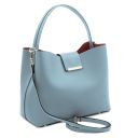 Clio Leather Secchiello bag Light Blue TL141690