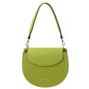 Tiche Borsa a Spalla in Pelle Verde TL142100