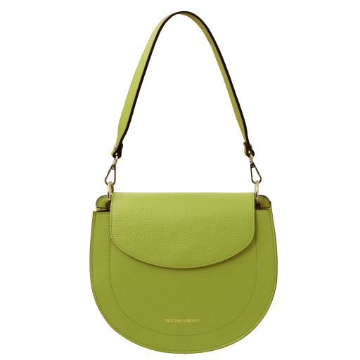 Tiche Leather Shoulder bag Green TL142100