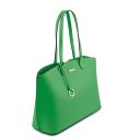 TL Bag Shopping Tasche aus Leder Grün TL141828