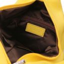 Shanghai Rucksack Tropfendesign aus Weichem Leder Gelb TL141881