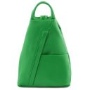 Shanghai Soft Leather Backpack Green TL141881