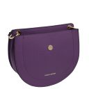 Tiche Leather Shoulder bag Purple TL142100
