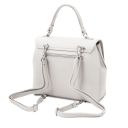 Silene Borsa a Mano in Pelle Convertibile a Zaino Bianco TL142152