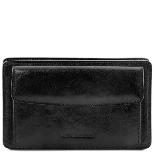 Denis Exclusive Leather Handy Wrist bag for men Черный TL141445