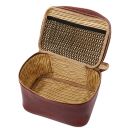 Eliot Beauty Case in Pelle Rosso TL140482