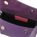 TL Bag Schultertasche aus Leder Purple TL142253