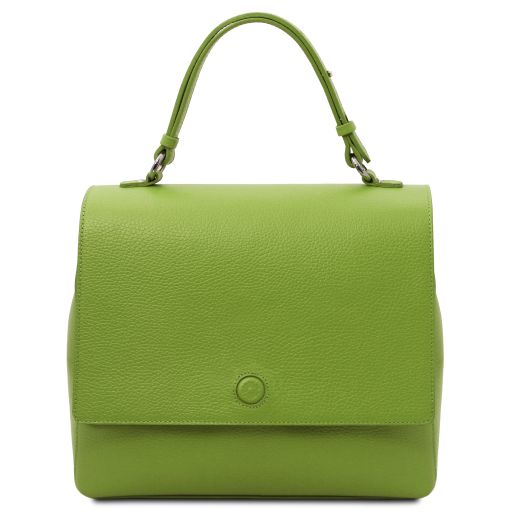Silene Borsa a Mano in Pelle Convertibile a Zaino Verde TL142152
