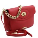 TL Bag Borsa a Tracolla in Pelle Rosso Lipstick TL142288