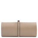 Soft Leather Jewellery Case Light Taupe TL142193