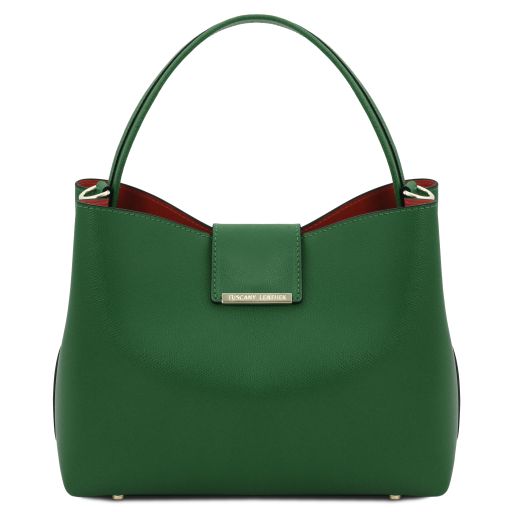 Clio Borsa Secchiello in Pelle Verde TL141690