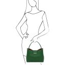 Clio Sac Seau en Cuir Vert TL141690