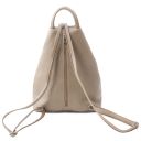 Shanghai Leather Backpack Light Taupe TL141881