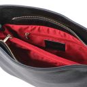 TL Bag Schultertasche aus Weichem Leder Schwarz TL142292