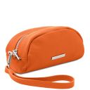 TL Bag Neceser en Piel Suave Naranja TL142314