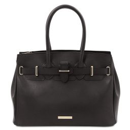 TL Bag Sac à Main en Cuir Noir TL142174