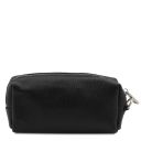 TL Bag Soft Leather Toiletry Case Black TL142315