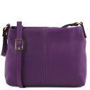 TL Bag Soft Leather Shoulder bag Purple TL141720