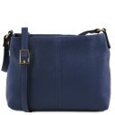 TL Bag Sac Bandoulière en Cuir Souple Bleu foncé TL141720