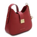 Calipso Schultertasche aus Leder Rot TL142254