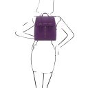 TL Bag Leather Backpack for Women Фиолетовый TL142281