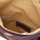 TL Young bag Schultertasche aus Leder mit Quasten Purple TL141153