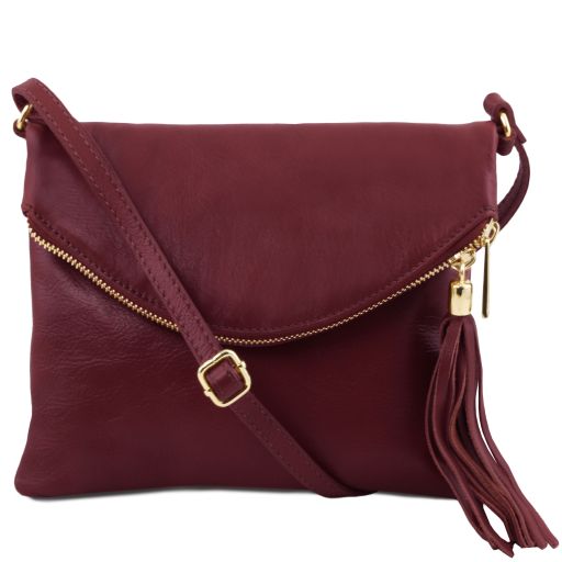 TL Young Bag Borsa a Tracolla con Nappa Bordeaux TL141153