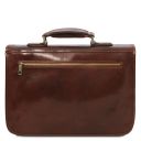 Siena Leather Messenger bag 2 Compartments Brown TL142243