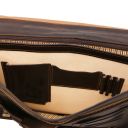 Siena Leather Messenger bag 2 Compartments Dark Brown TL142243