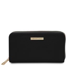 Eris Exclusive zip Around Leather Wallet Черный TL142318