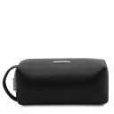 TL Bag Soft Leather Toilet bag Black TL142324