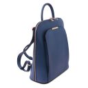TL Bag Sac à dos Pour Femme en Cuir Saffiano Bleu foncé TL141631