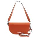 TL Bag Leather Shoulder bag Brandy TL142310