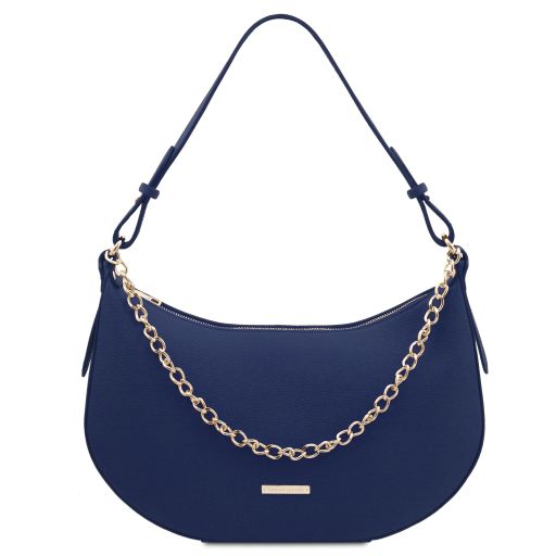 Laura Leather Shoulder bag Dark Blue TL142227