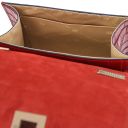 Atena Handtasche aus Leder mit Kroko-Prägung Rot TL142267